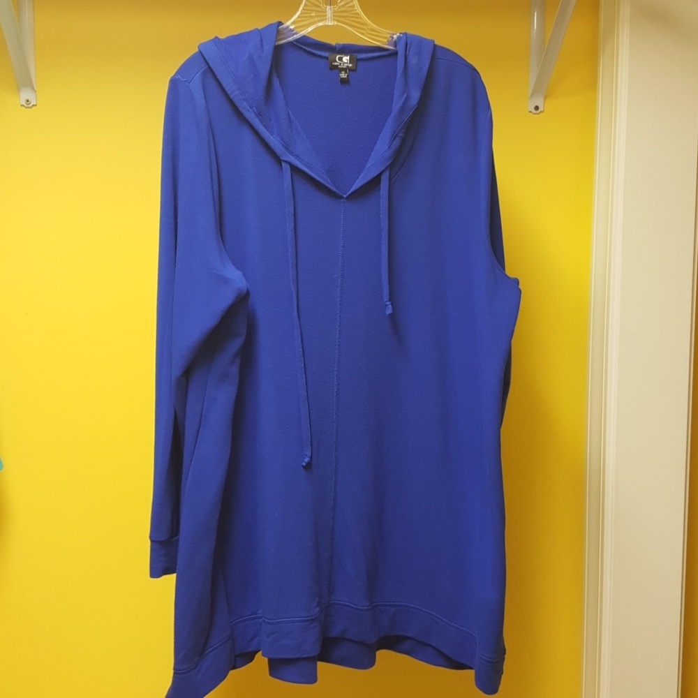 Cable and Gauge tunic hoodie